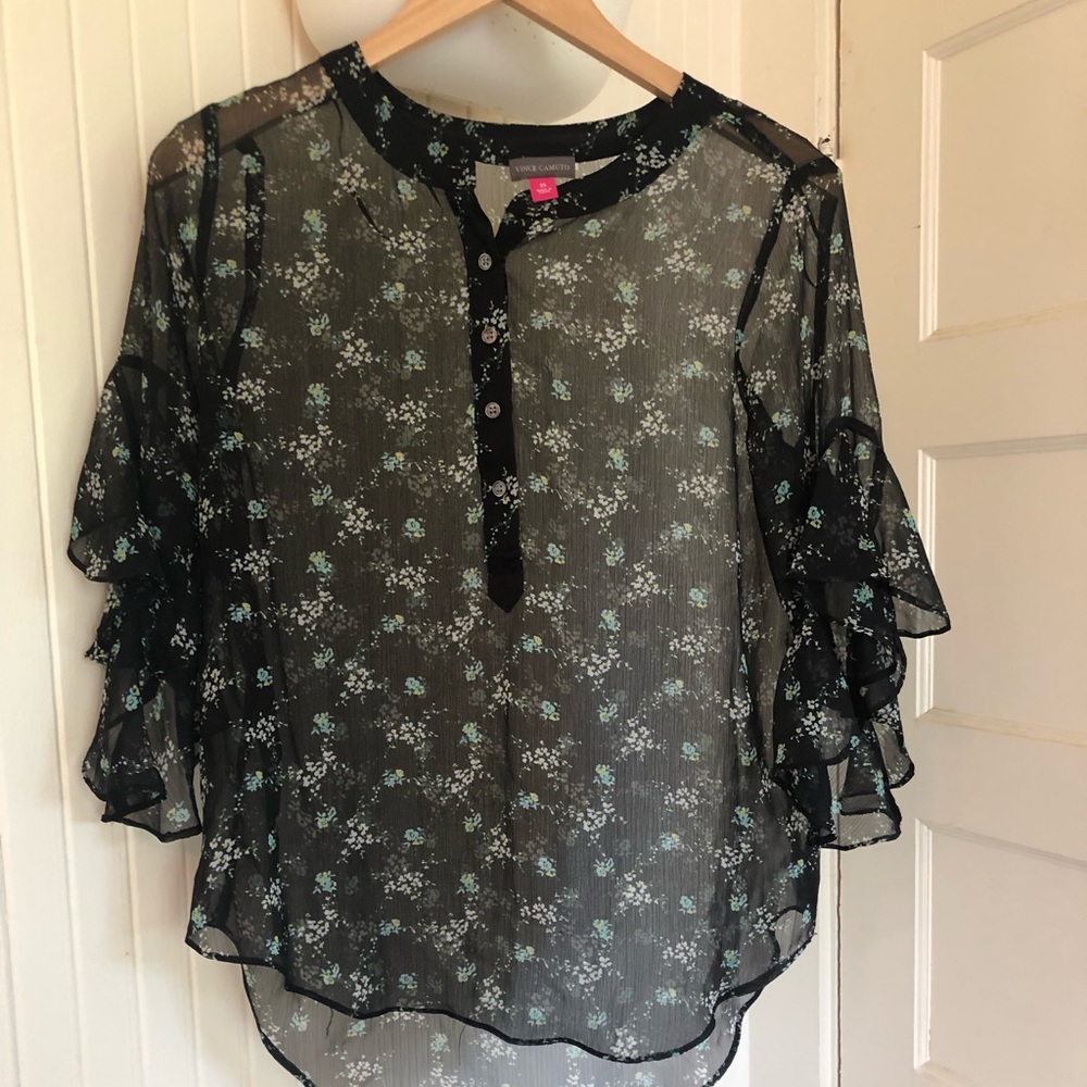 Vince Camuto floral blouse
